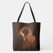 Tote Bag Mère Giraffe et bébé (Dos)