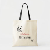 Tote Bag Mère matriarche musicale personnalisée (Devant)