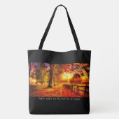 Tote Bag Mère Nature a la meilleure boîte de crayons (autom (Dos)