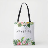 Tote Bag Mère tropicale de manuscrit d'aquarelle de la (Devant)