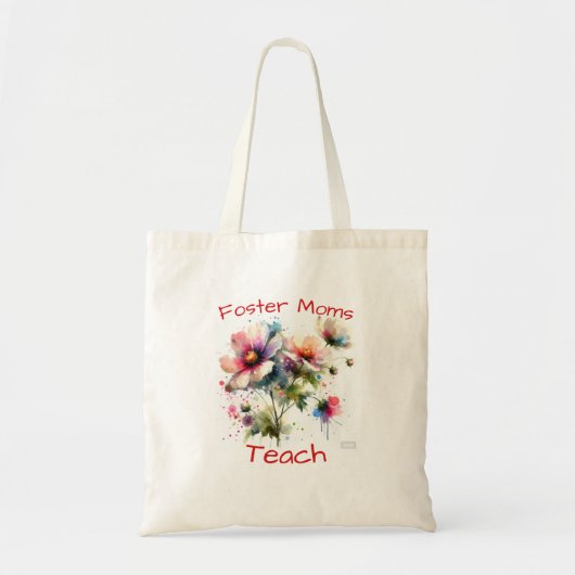 Tote Bag Mères d'accueil enseignent (Devant)