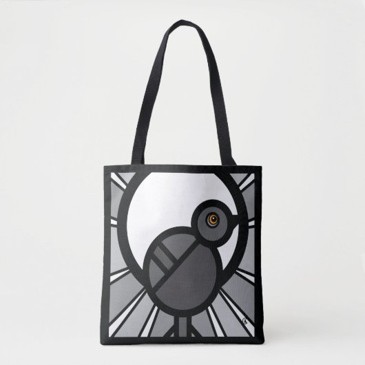 Tote Bag Merle noir (Devant)