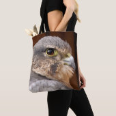 TOTE BAG MERLIN FALCON OISEAU DE PREY (De près)