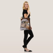 TOTE BAG MERLIN FALCON OISEAU DE PREY (Sur le modèle)