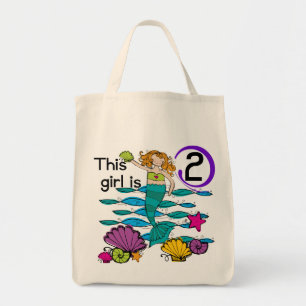 Tote Bag Mermaid 2e Anniversaire Tshirts et cadeaux