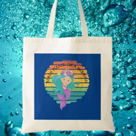 Tote Bag Mermaid Cute