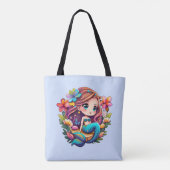 Tote Bag Mermaid Kawaii (Dos)