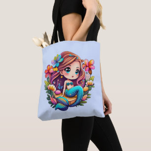 Tote Bag Mermaid Kawaii