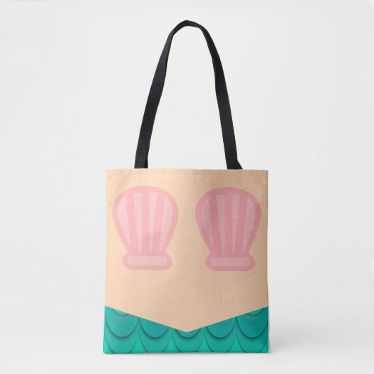 Tote Bag Mermaid Undersea Life (Devant)