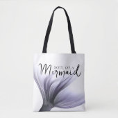 Tote Bag #MermaidLife âme d'une sirène | Devis de queue (Devant)