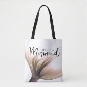 Tote Bag #MermaidLife d'une sirène | Devis de queue (Devant)