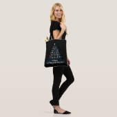 Tote Bag Merry Chrismukkah Jewish Holiday Hanoukka (Sur le modèle)