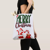 Tote Bag Merry Christmas by Santa - Tote (De près)