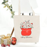 Tote Bag Merry Christmas Cats In Santa Sack | Holidays<br><div class="desc">This design features a Santa sack full of cats dressed for Christmas with the text "Merry Christmas" written in popular typography.
 #Christmas #holidays #seasonal #festive #cats #cute #fashion #cute #tote #bags #gifts</div>