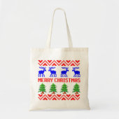 Tote Bag Merry Christmas Ugly Sweater (Devant)