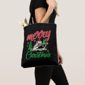 Tote Bag Merry Cruisemas, équipage de croisière de Noël en (De près)