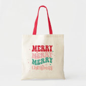 TOTE BAG MERRY NOËL COLORÉ (Devant)