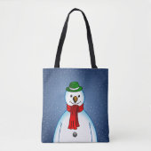 Tote Bag Merry Snowman (Devant)