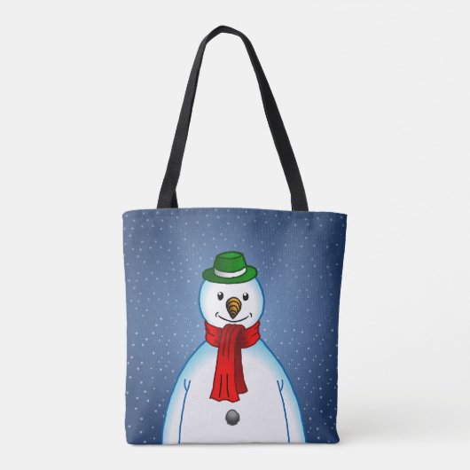 Tote Bag Merry Snowman (Dos)