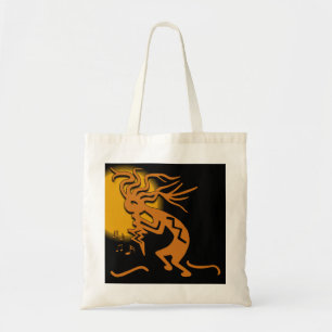 Tote Bag Merrymaker de musicien de Kokopelli de danse