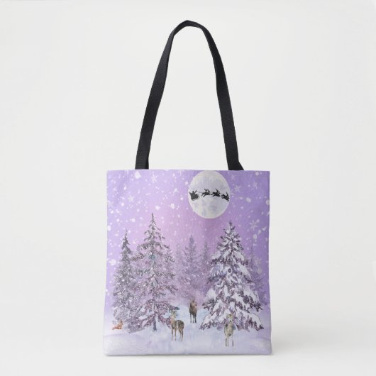 Tote Bag merveilleux hiver (Devant)
