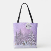 Tote Bag merveilleux hiver (Dos)