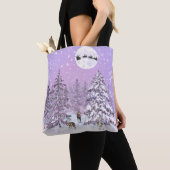 Tote Bag merveilleux hiver (De près)