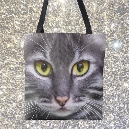 Tote Bag Merveilleux portrait de chat