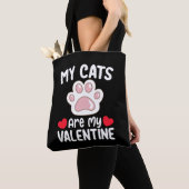 Tote Bag Mes Chats Sont Mes Amateurs Amoureux Des Animaux D (De près)