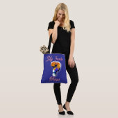 Tote Bag Mes choses préférées Bleu (Sur le modèle)
