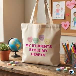Tote Bag Mes élèves ont volé mon cœur Enseignant Saint-Vale