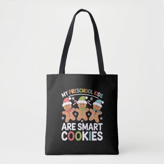 Tote Bag Mes enfants d'âge préscolaire sont des cookies int (Devant)