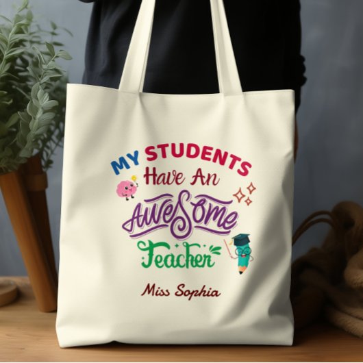 Tote Bag Mes Étudiants Ont Un Enseignant Super