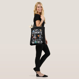 Tote Bag Mes étudiants sont dans cet univers spatial