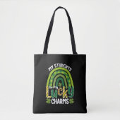 Tote Bag Mes étudiants sont mes charmes chanceux St Patrick (Devant)