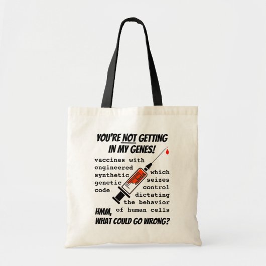 Tote Bag Mes gènes fourre-tout (Devant)