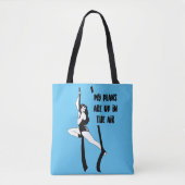 Tote Bag Mes plans sont en l'air - Customisez-le! (Devant)
