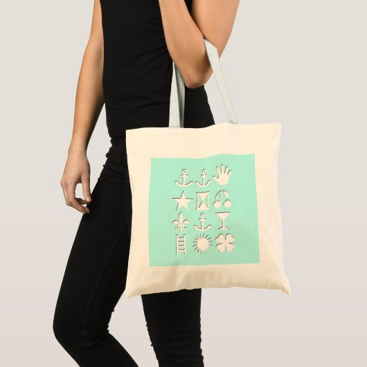 Tote Bag Message codé ? (Devant (produit))