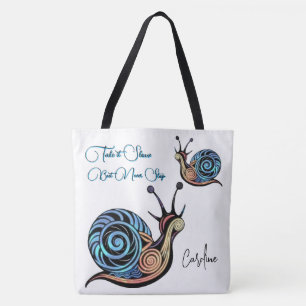 Tote Bag Message d'encouragement émotionnel Couleurs fluide