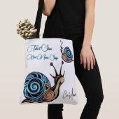 Tote Bag Message d'encouragement émotionnel Couleurs fluide (De près)