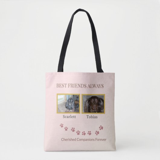 Tote Bag Messager Empreinte Forever Friends (Devant)