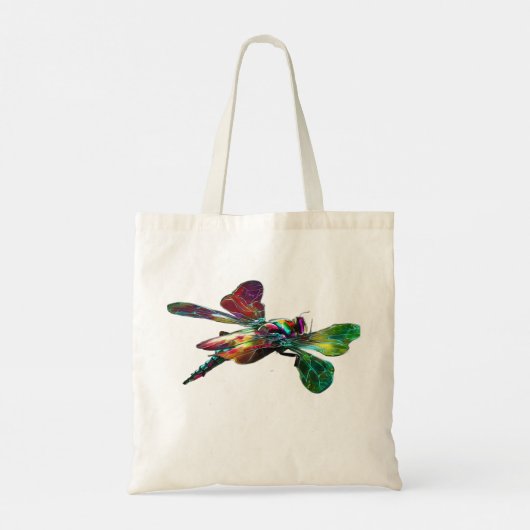 Tote bag met afbeelding van een Libelle (Achterkant)