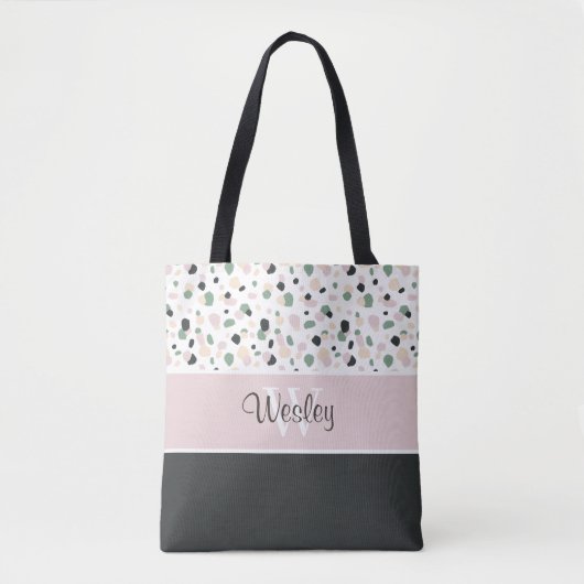 Tote Bag met Monogram (Voorkant)
