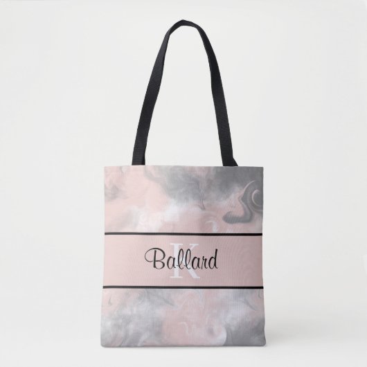 Tote Bag met Monogram (Voorkant)