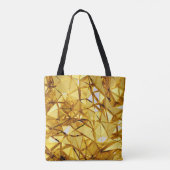 Tote Bag Métal d'or géométrique à trois dimensions (Dos)