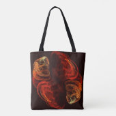 Tote Bag Métamorphose Art Abstrait (Dos)