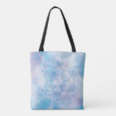 Tote Bag Metatron’s Cube Sacred Geometry (Dos)