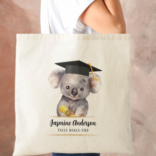 Tote Bag Mete Graduation Koala personnalisée