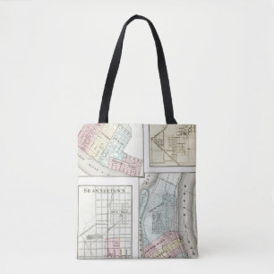Tote Bag Métropole, Shawneetown, le Caire et Pinckneyville
