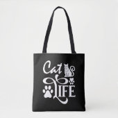 Tote Bag Mettez votre chat (Devant)